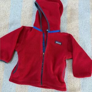 Patagonia Kids Red Fleece Jacket